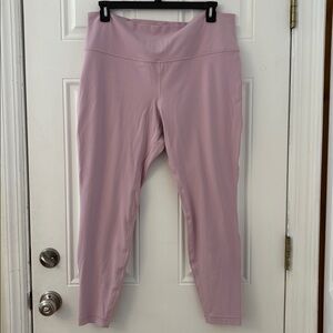 Lululemon Align High-Rise Pant 27” Pink Peony size 20 plus size